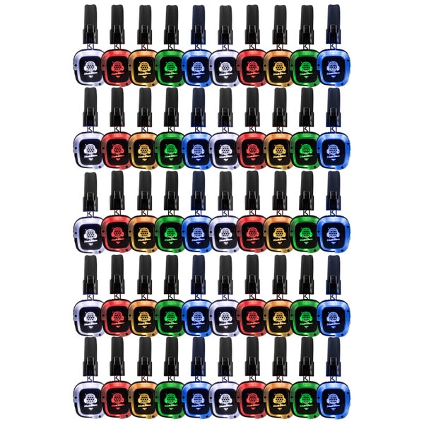 Main product image for Talent Silent Disco Prism Color Changing Headphone 50 Piece Expansion Pack233-3539